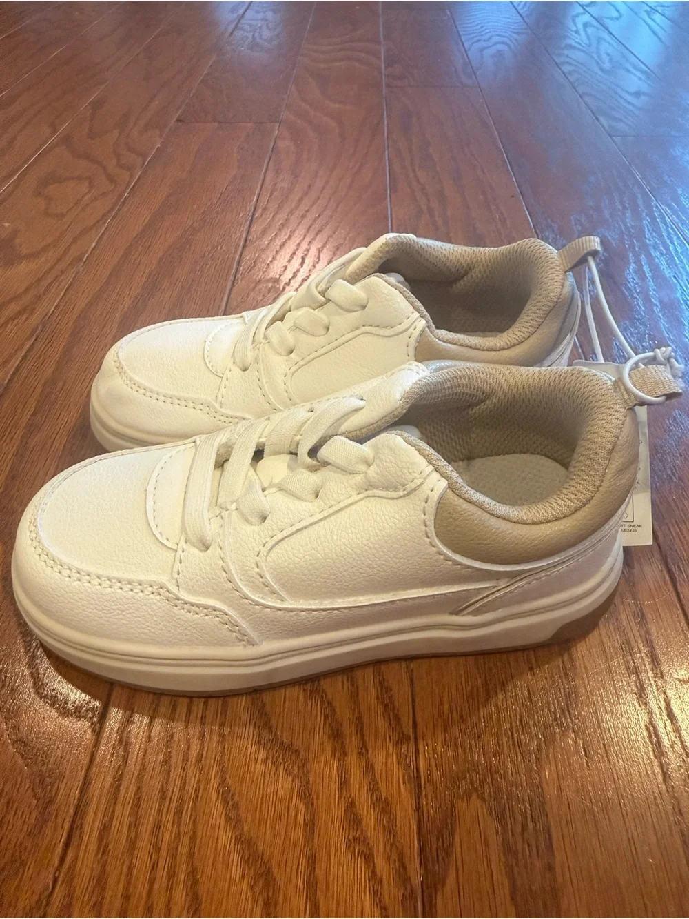 Old Navy White Kids Lace-Up Sneakers